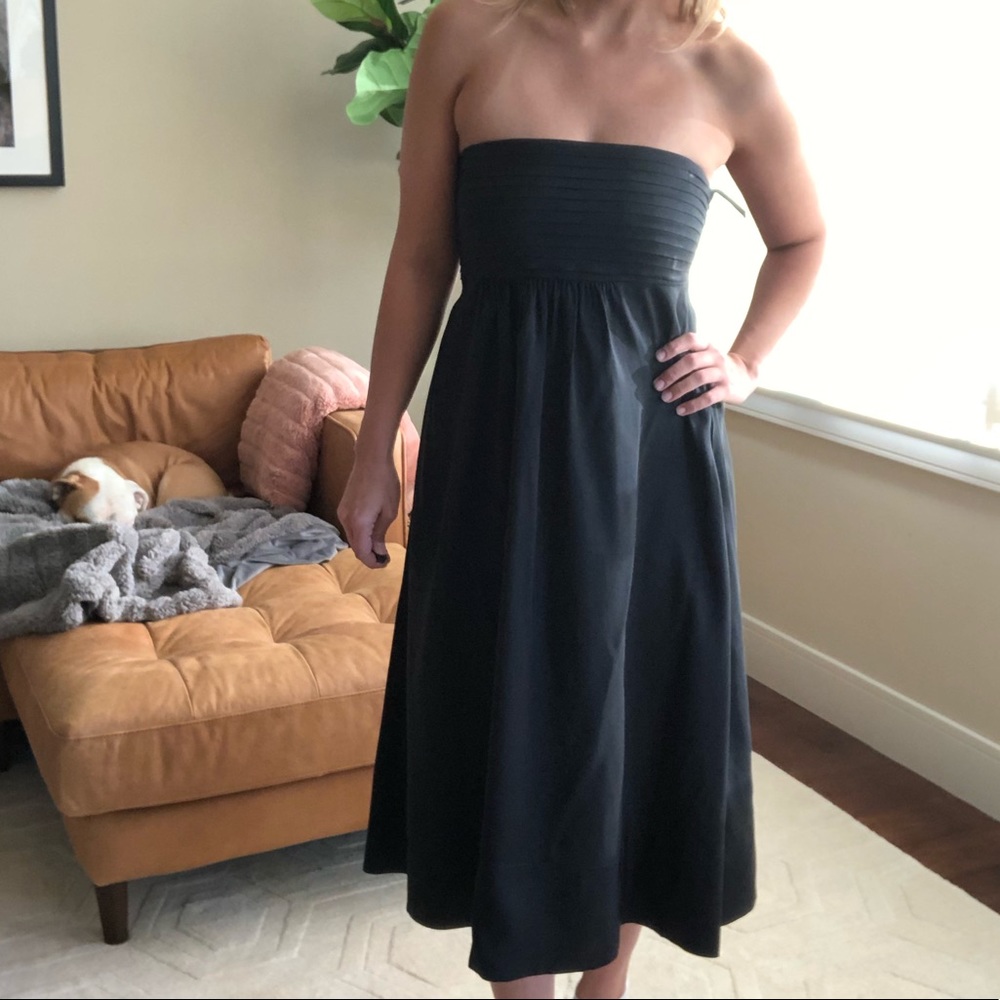 Banana Republic Strapless Silk Dress- size 4